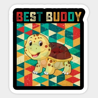 Best Buddy Turtle Sticker